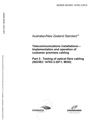 AS/NZS ISO/IEC 14763.3:2012