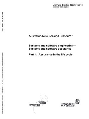 AS/NZS ISO/IEC 15026.4:2013