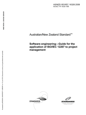 AS/NZS ISO/IEC 16326:2006