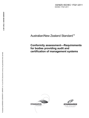 AS/NZS ISO/IEC 17021:2011
