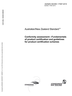 AS/NZS ISO/IEC 17067:2015