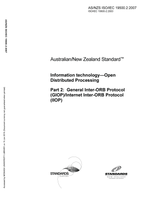 AS/NZS ISO/IEC 19500.2:2007