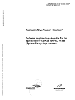 AS/NZS ISO/IEC 19760:2007
