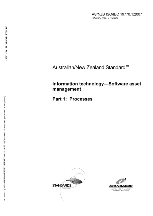 AS/NZS ISO/IEC 19770.1:2007