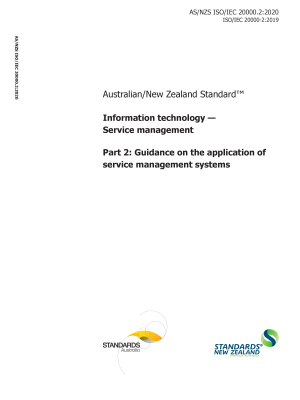 AS/NZS ISO/IEC 20000.2:2020