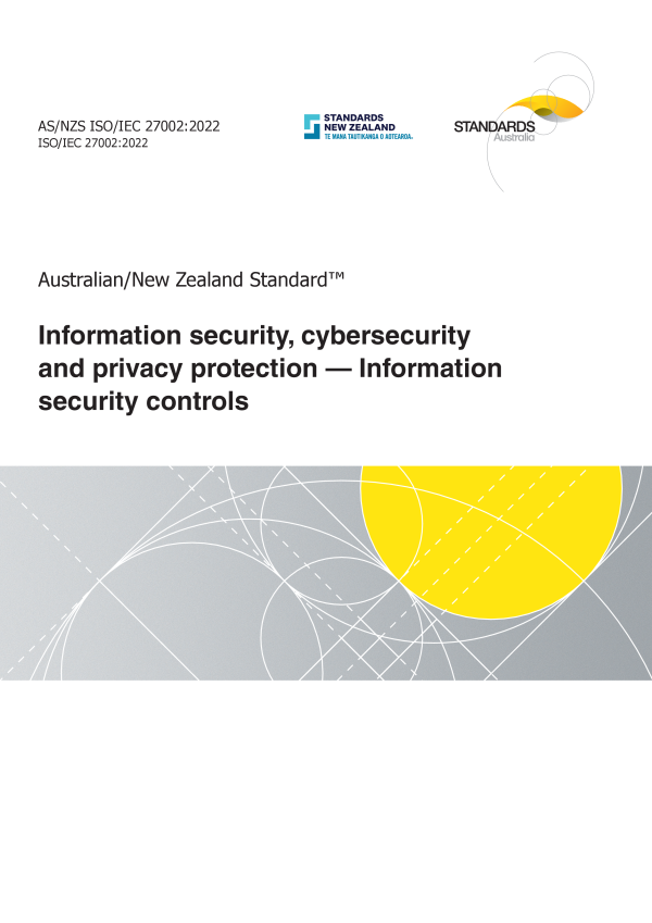 AS/NZS ISO/IEC 27002:2022