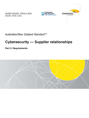 AS/NZS ISO/IEC 27036.2:2024