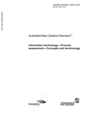 AS/NZS ISO/IEC 33001:2016