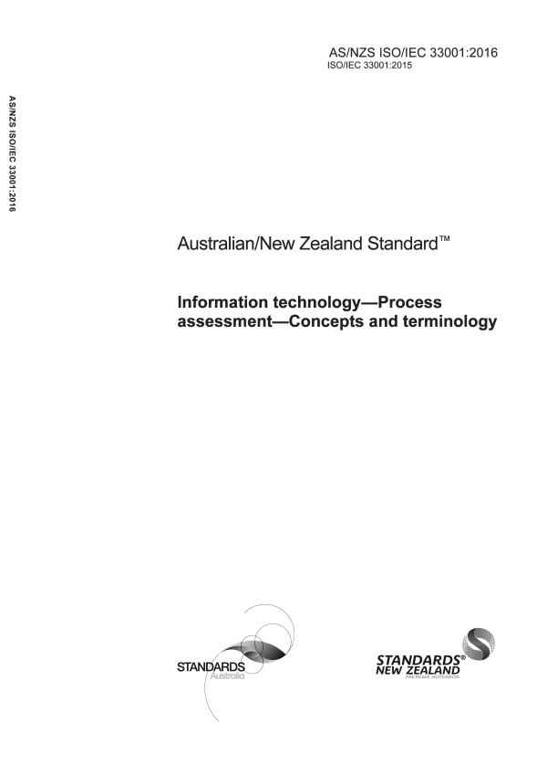 AS/NZS ISO/IEC 33001:2016