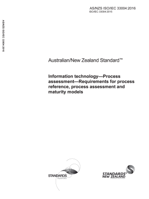 AS/NZS ISO/IEC 33004:2016