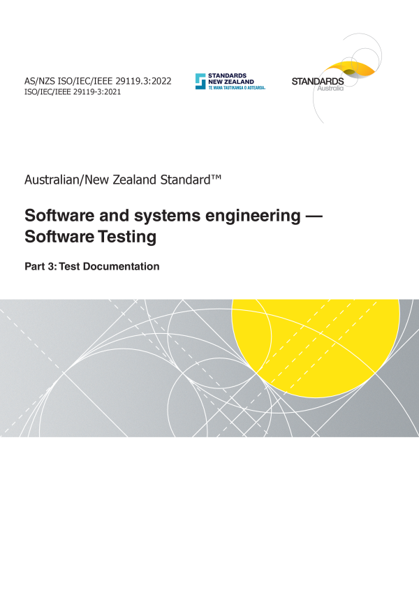 AS/NZS ISO/IEC/IEEE 29119.3:2022