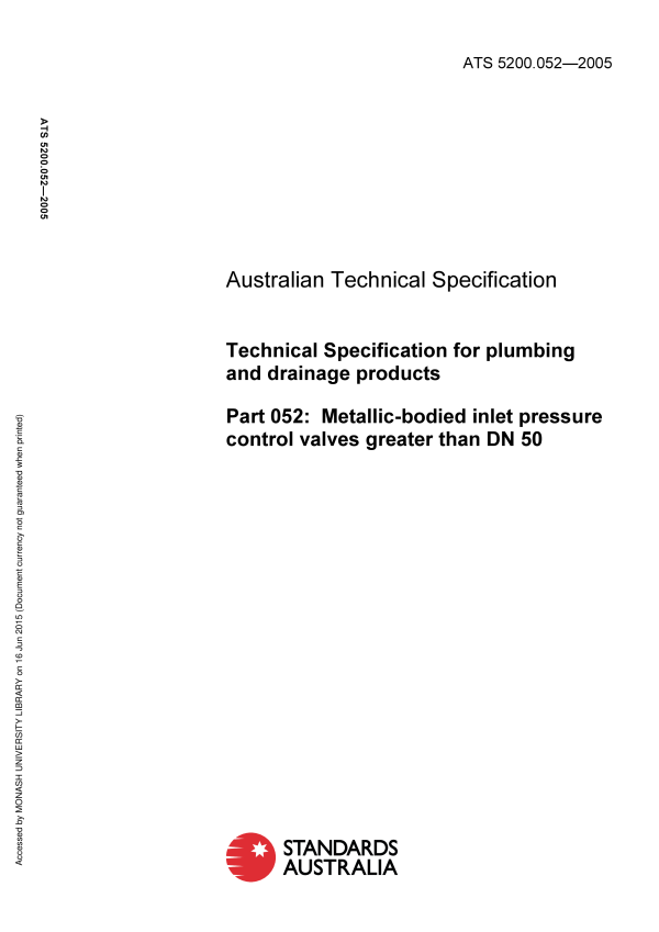 ATS 5200.052-2005
