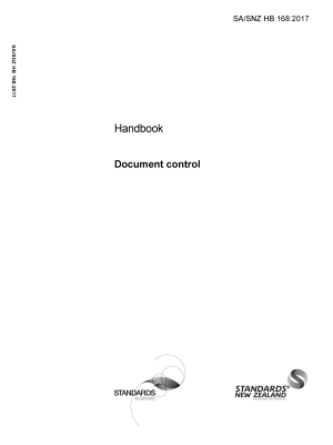 SA/SNZ HB 168:2017