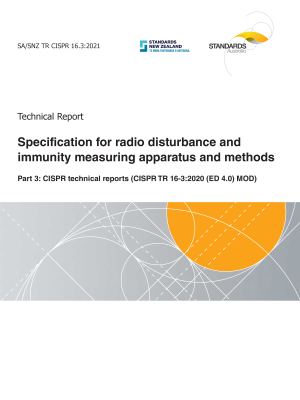 SA/SNZ TR CISPR 16.3:2021