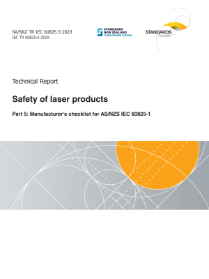 SA/SNZ TR IEC 60825.5:2023
