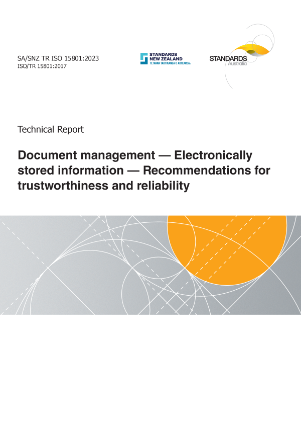 SA/SNZ TR ISO 15801:2023 SA/SNZ TR ISO 15801:2023
