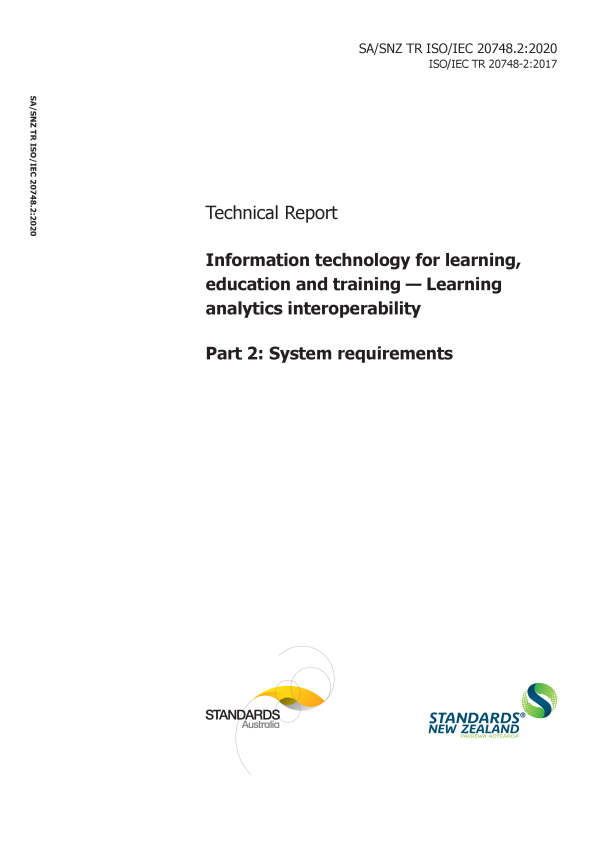 SA/SNZ TR ISO/IEC 20748.2:2020