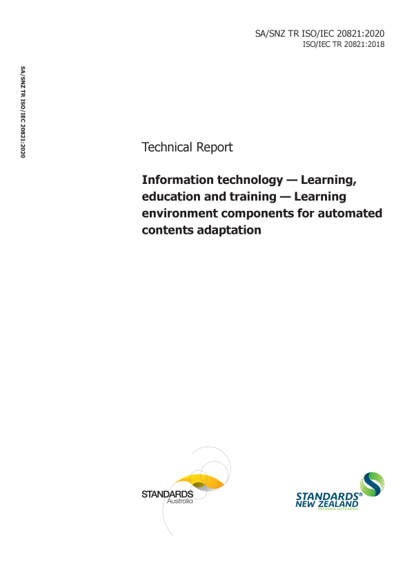SA/SNZ TR ISO/IEC 20821:2020