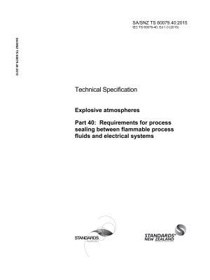 SA/SNZ TS 60079.40:2015