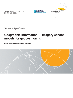 SA/SNZ TS ISO 19130.3:2022