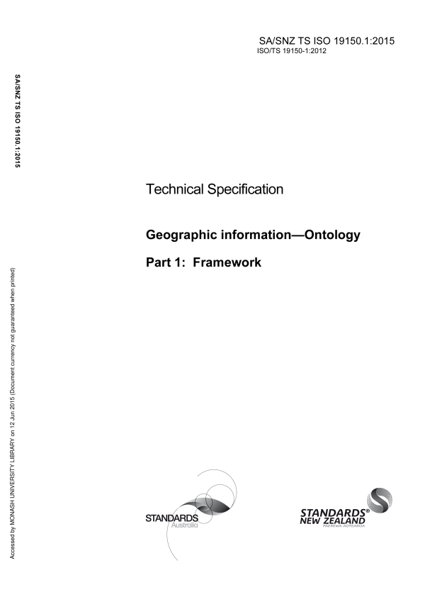 SA/SNZ TS ISO 19150.1:2015