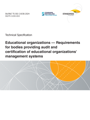 SA/SNZ TS ISO 21030:2024