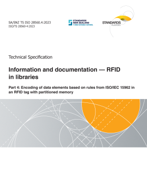 SA/SNZ TS ISO 28560.4:2023
