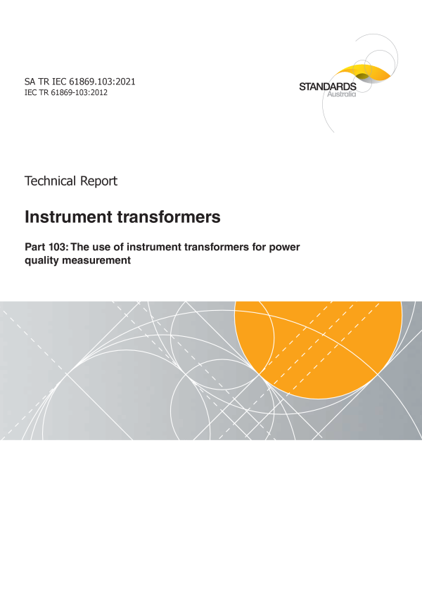 SA TR IEC 61869.103:2021