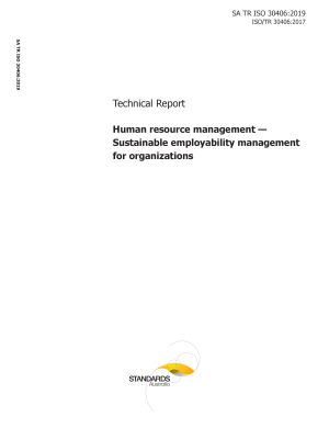 SA TR ISO 30406:2019