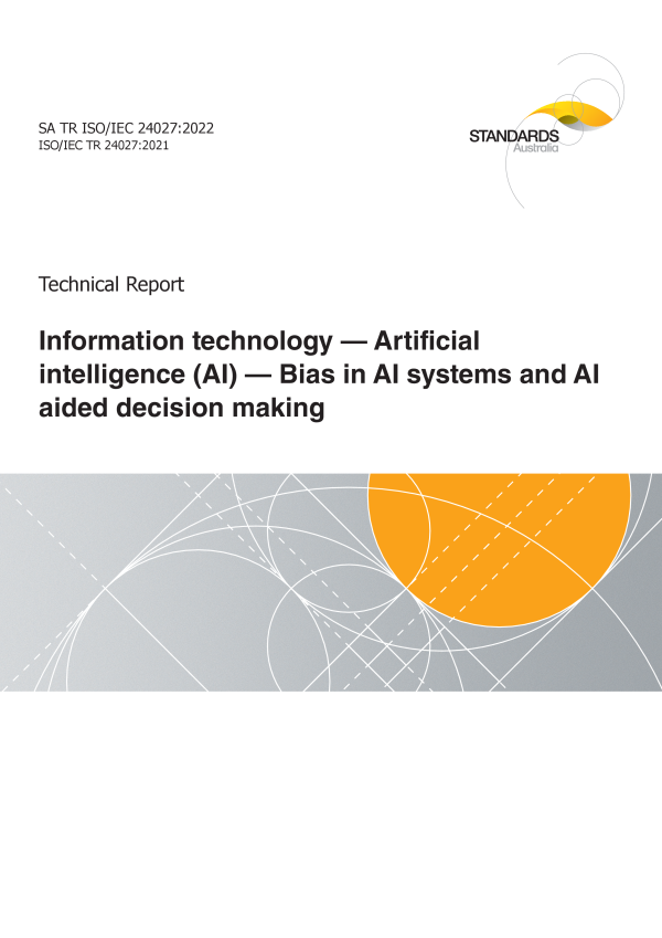 SA TR ISO/IEC 24027:2022