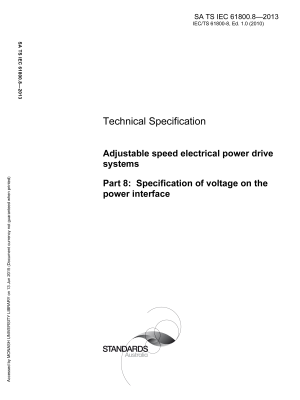 SA TS IEC 61800.8-2013