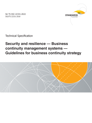 SA TS ISO 22331:2022
