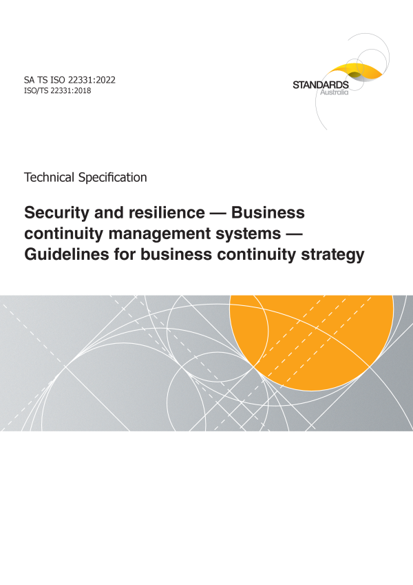 SA TS ISO 22331:2022 SA TS ISO 22331:2022