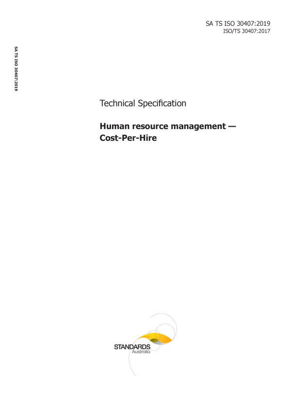 SA TS ISO 30407:2019