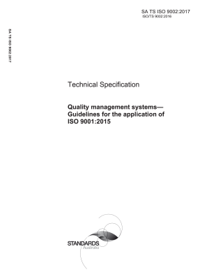 SA TS ISO 9002:2017