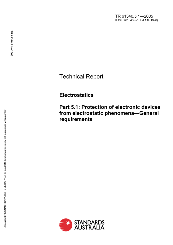 TR 61340.5.1-2005 TR 61340.5.1-2005