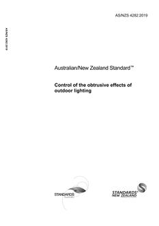 AS/NZS 4282: 02/13/2019 Control of the obtrusive effects of outdoor lighting