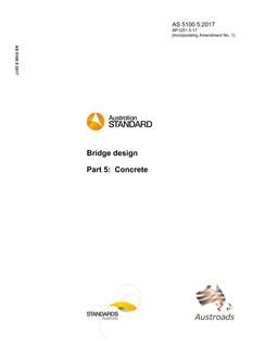 AS 5100.5: 03/31/2017 Bridge design, Part 5: Concrete AS 5100.5: 03/31/2017 Bridge design, Part 5: Concrete