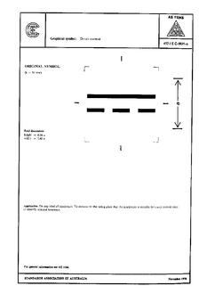 AS 1104S (5031): 01/01/1978 Informative symbols for use on electrical and electronic equipment – Direct current