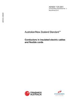 AS/NZS 1125: 06/29/2001 Conductors in insulated electric cables and flexible cords