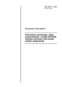 AS 3613: 01/01/1991 Information technology – Data communications – 15-pole DTE/DCE interface connector and contact number assignments
