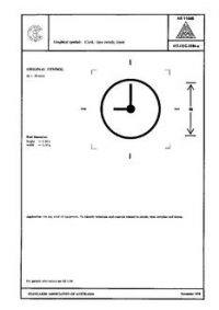 AS 1104S (5184): 01/01/1978 Informative symbols for use on electrical and electronic equipment – Clock; time switch; timer