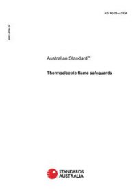 AS 4620: 01/01/2004 Thermoelectric flame safeguards