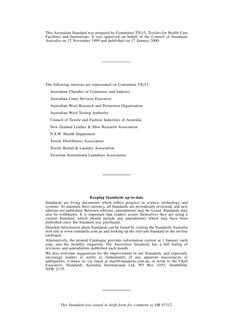 AS 3789.10: 01/17/2000 Textiles for health care facilities and institutions, Part 10: Blankets – Cotton woven cellular blankets