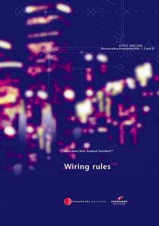 AS/NZS 3000: 09/15/1999 Electrical installations (known as the Australian/New Zealand Wiring Rules)