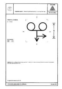 AS 1104S (5100): 01/01/1978 Informative symbols for use on electrical and electronic equipment – Monitoring during play-back or reading from tape AS 1104S (5100): 01/01/1978 Informative symbols for use on electrical and electronic equipment – Monitoring during play-back or reading from tape