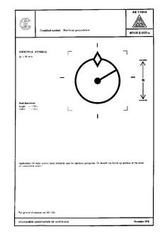 AS 1104S (5137): 01/01/1978 Informative symbols for use on electrical and electronic equipment – North-up presentation