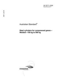 AS 3577: 11/06/2006 Steel cylinders for compressed gases – Welded – 150 kg to 500 kg
