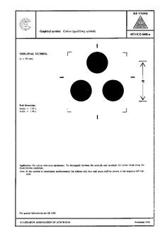 AS 1104S (5048): 01/01/1978 Informative symbols for use on electrical and electronic equipment – Colour (qualifying symbol)