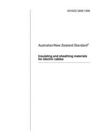 AS/NZS 3808: 02/05/1998 Insulating and sheathing materials for electric cables